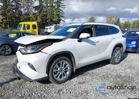 2023 Toyota Highlander Hybrid Limited из США, поврежденный, VIN 5TDXBRCH2PS570765